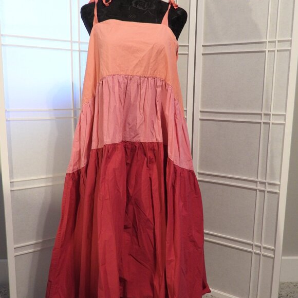 Colorblock Maxi Dress - Picture 1 of 5